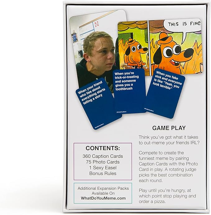WHAT DO YOU MEME? Core Game (Original Version) – The Hilarious Adult Party Game for Meme Lovers