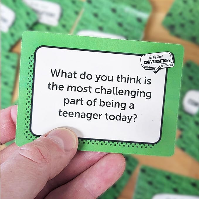 for Teens - Conversation Cards Game for Teenagers, Parents & Teachers, Build Emotional Maturity, Future Planning, Goal Setting, Effective Communication