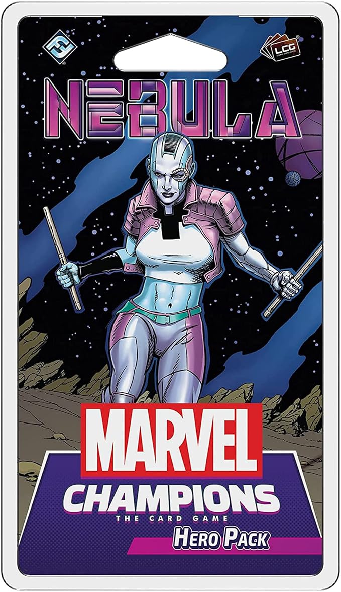 Marvel Champions The Card Game Nebula HERO PACK - Superhero Strategy Game, Cooperative Game for Kids and Adults, Ages 14+, 1-4 Players, 45-90 Minute Playtime, Made by Fantasy Flight Games