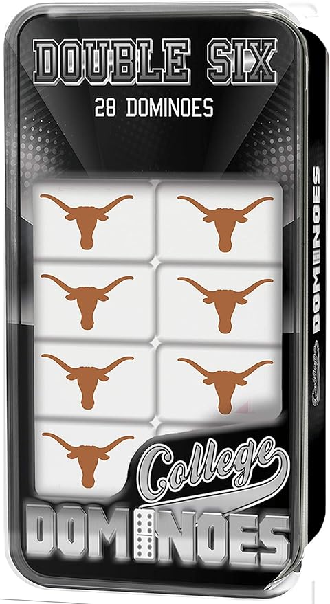 MasterPieces NCAA Collector Edition Double Six Dominoes