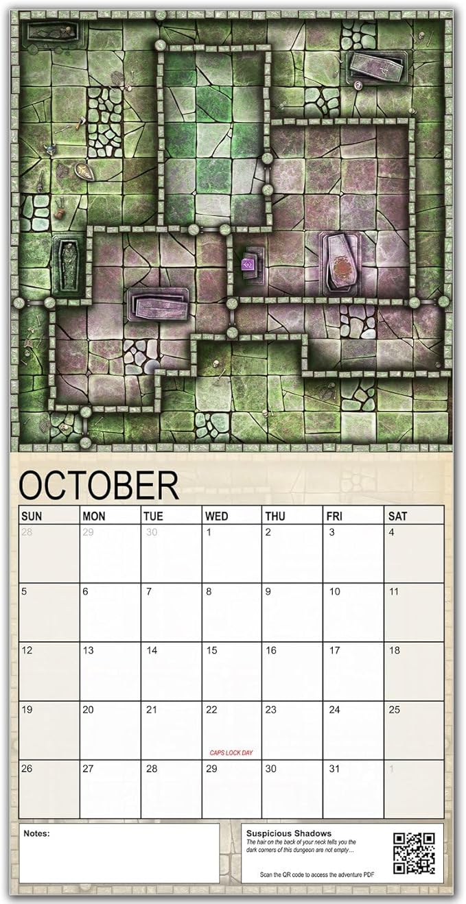 Calendar of Many Adventures 2025, Strategy Board Game, for 2 to 10 Players and Ages 14+, Loke