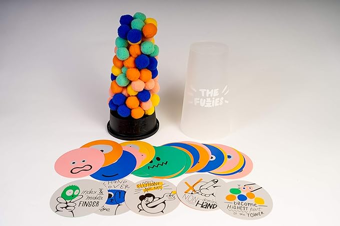 CMYK The Fuzzies - A Gravity Defying, Squishy Stacking Game