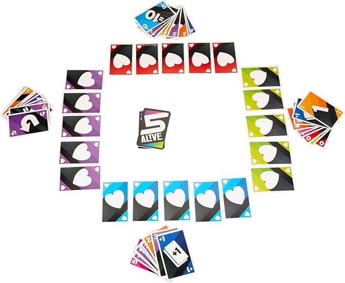 5 Alive Card Game, Fast-Paced Game for Kids and Families, Easy to Learn, Fun Family Game for Ages 8 and Up, Card Game for 2 to 6 Players