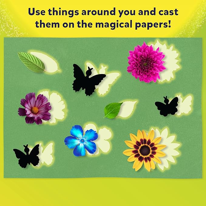 Skillmatics Sun Paper Art Kit - Mess-Free DIY STEM Craft Kit for Kids, Design with Stencils, Create with Sunlight, Color with Markers, Indoor, Outdoor Play, Gifts for Ages 4, 5, 6, 7, 8, 9, 10, 11, 12