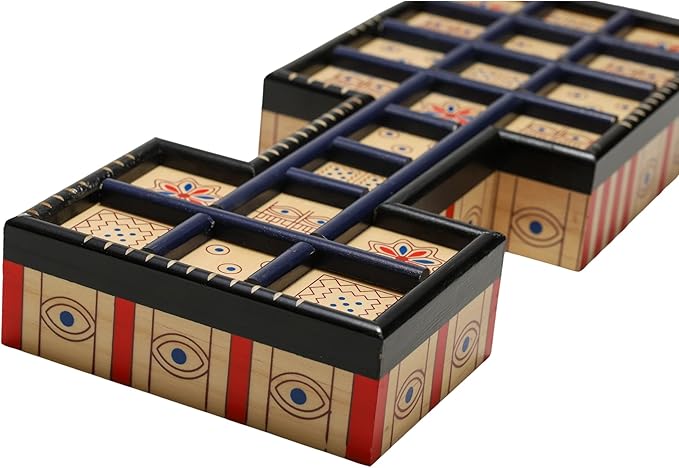 The Royal Game of Ur Board Game – Ancient Strategy Board Game for 2 Players, Fast-Paced and Easy to Learn, Over 4500 Years Old