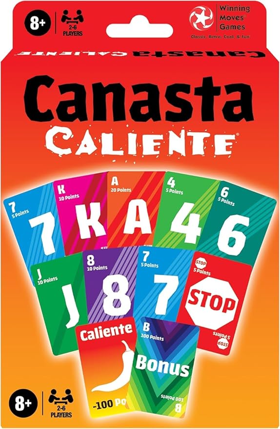 Big Game Toys~Deluxe Canasta Caliente Card Game 110 Custom Cards