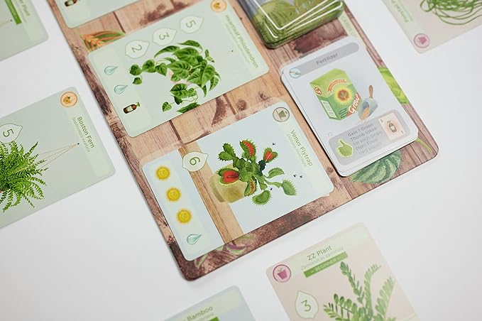 Planted Game by Phil Walker-Harding - Buffalo Games - Collect and nurture your houseplants.- Adult game night - Deck building game