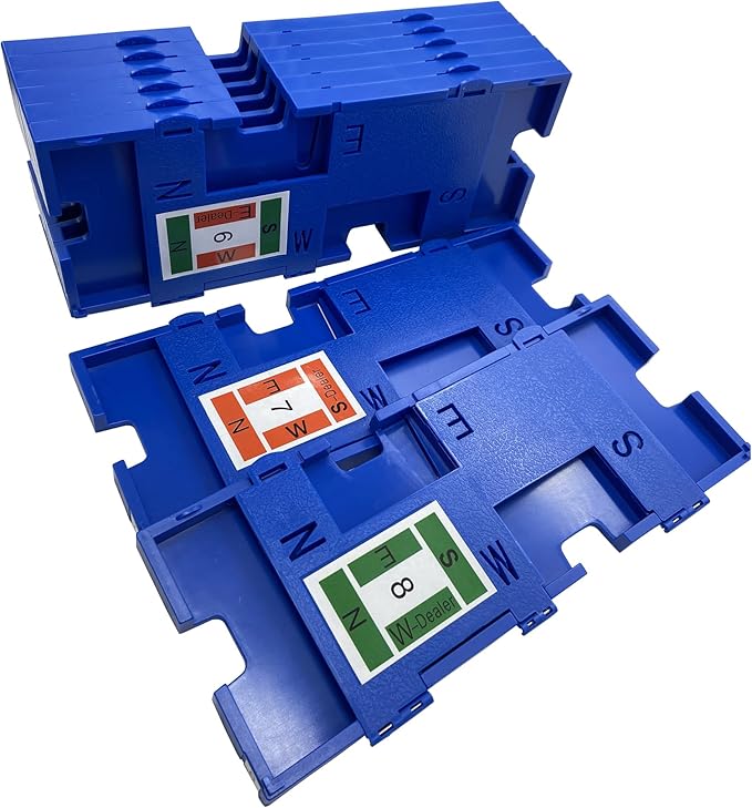 Duplicate Boards for Bridge Cards Game Home Bridge Kit with Carrying Bag Set of 8