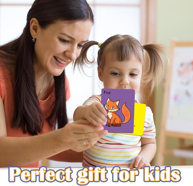 Touch & Feel Flash Cards for Toddlers 1-3,CVC Word Games,Tactile Sensory Toys for Babies Kids,Autism Sensory Products,Texture Sensory Play Mats,Speech Therapy,Learn Animals and Items