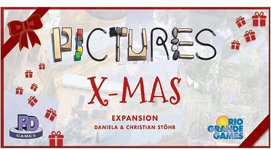 Pictures: Christmas Expansion Pack - X-Mas Holiday Season Party Game, Card Game Expansion, PD Games, Rio Grande Games, Ages 8+, 3-6 Players, 30 Minute Playing Time