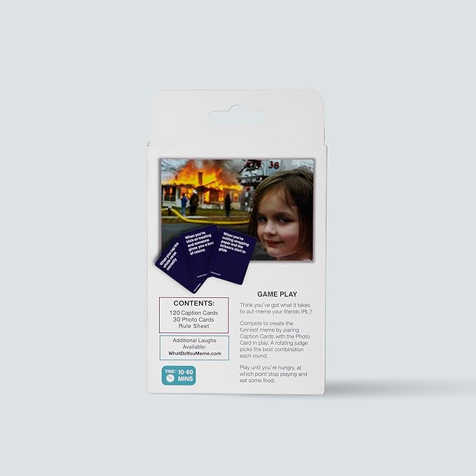 WHAT DO YOU MEME? On The Go! for Ages 13+, 3-8 Players, Travel Edition of The Game
