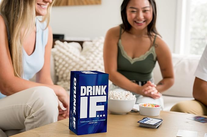 Drink IF... Hilarious Adult Drinking Game. Party Card Game for Friends & Family to get You Buzzed & Drunk - Perfect for Ice Breakers, College Students, Fun Parties & Board Games Night with Your Group