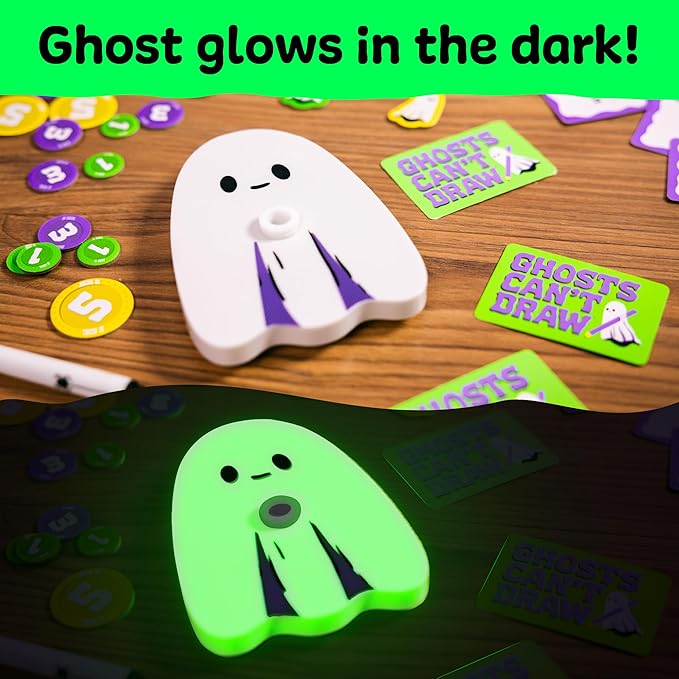 Big Potato Ghosts Can't Draw: A Fun, Spooky Board Game for Kids and Adults, Perfect for Halloween, Birthday Parties and Family Game Nights
