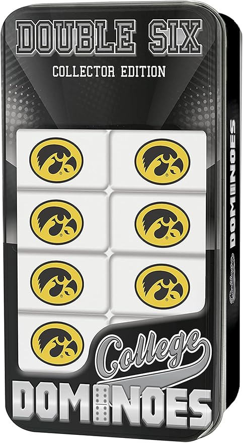 MasterPieces NCAA Collector Edition Double Six Dominoes