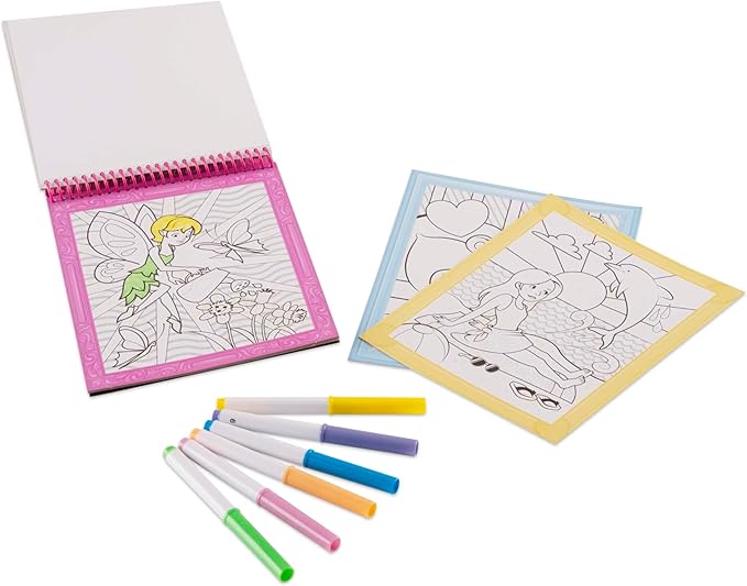 Melissa & Doug On the Go Color by Numbers Kids' Design Board - Unicorns, Ballet, Kittens, and More - Party Favors, Stocking Stuffers, Travel Toys, Coloring Books For Kids Ages 5+