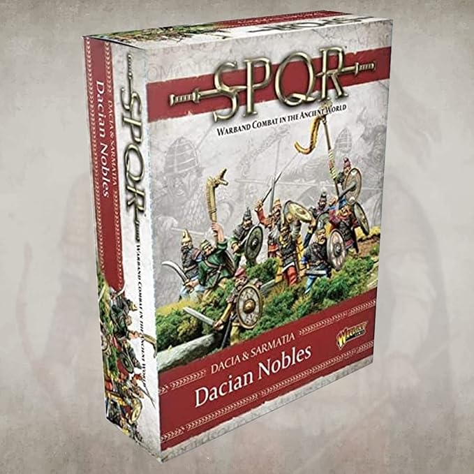 Wargames Delivered SPQR - Dacian & Sarmatia - Nobles. 28mm Miniatures Base, Roman and Greek Military Legion Miniatures for Miniature Wargames, and Roman War Games by Warlord Games