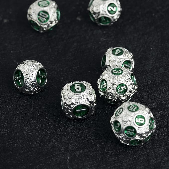 Metal dice Set DND dice Set for Dungeons and Dragons Polyhedral MTG dice Role Playing