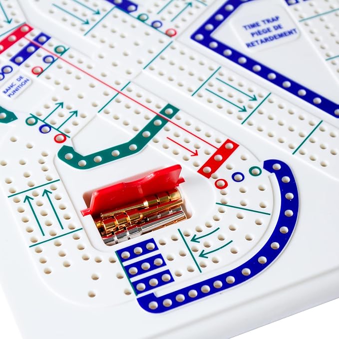 Metal Cribbage Pegs for Cribbage Board Game. Work with Regular Peg Board 1/8 Hole Size Like Bicycle Board Games. Pack of 8 Crib pegs.