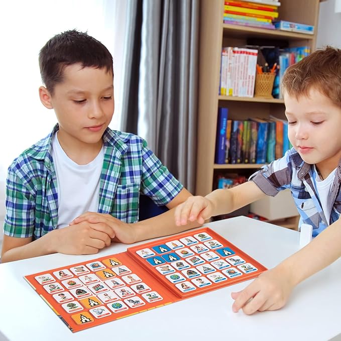 Magnetic 3 in1 Bible Games for Kids -Includes Bingo,Tic-Tac-Toe, Memory Games for Kids Ages 4-8, Perfect for Travel, Family Fun,Christian Game for Toddlers