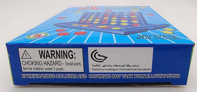 Pup Go 4 in a Line Game,6 Spare Discs Included, Four in a Row Line Up 4 Gaming Fun Set, Travel Portable Convenient Size, Classic Fun Educational Games for Kids(Mini)