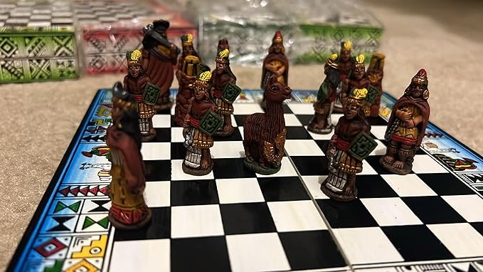 Handcrafted Wood Chess Set - Travel-Friendly Luxury Edition with Artisan Design - Classic Strategy Board Game