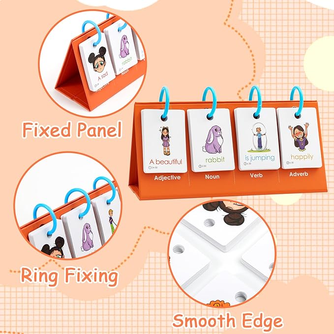 Tichgeim Sentence Building for Kids, Speech Therapy Materials Learn to Read Sentence Builder for 3-8, Preschool Kindergarten Learning Activities Classroom Must Haves for Boys Girls 1st 2nd 3rd Grade