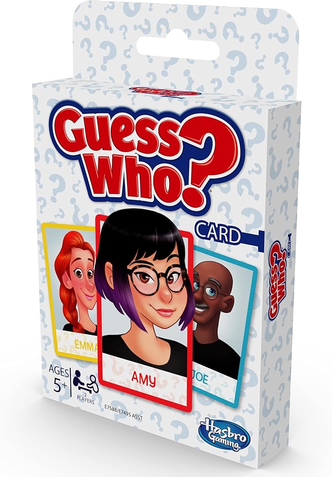 Hasbro Gaming Guess Who? Card Game for Kids Ages 5 and Up, 2 Player Guessing Game