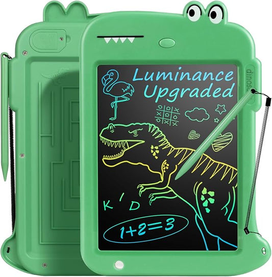 Jasonwell LCD Drawing Writing Tablet - Drawing Pad Doodle Board for Kids Toddlers Drawing Toy Educational Learning Toys Christmas Birthday Gift 2 3 4 5 6 7 8 Year Old Girls Boys (Green Dinosaur)