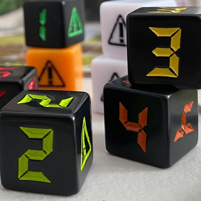 | Rallyman: Dirt - Dice Pack | Strategy Board Game Accessory | Race Cars with Dice | Includes 11 Custom Dice for 1 Player