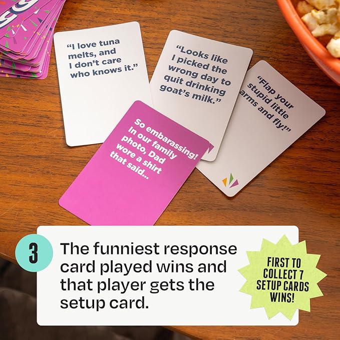 My Funny Family [Fun Card Game for Kids, Adults, Families | Great for Parties, Game Nights, Travel Games, Camping, Family Vacation | Easy to Learn and Family Friendly | Family Games Ages 10 and Up]