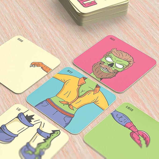 ZOMBILY Family Card Game, Zombie Building Party Game, Easy to Learn, Fun for Game Night