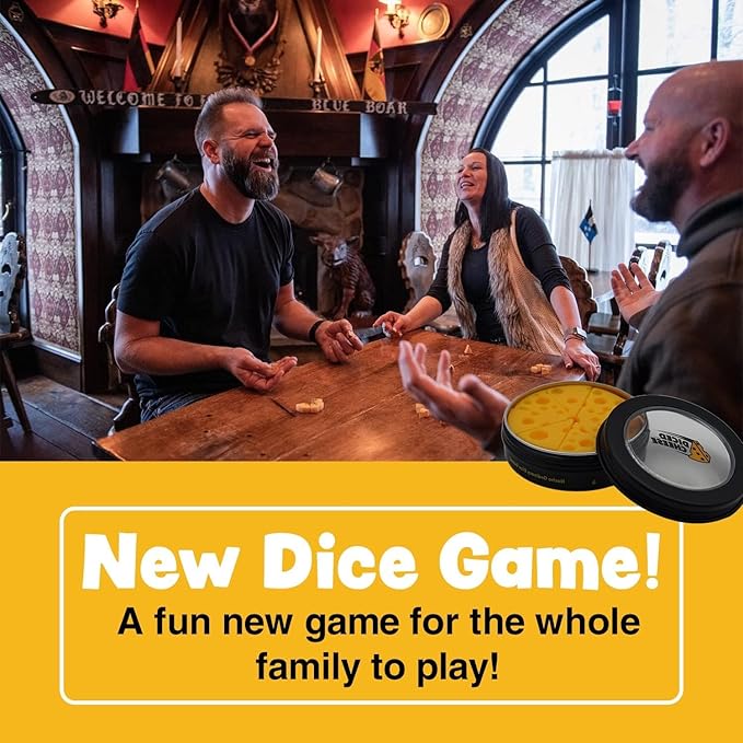 Game, Easy Family-Friendly Party Dice Games for Adults and Teens - 1-6 Players, 2-Pack