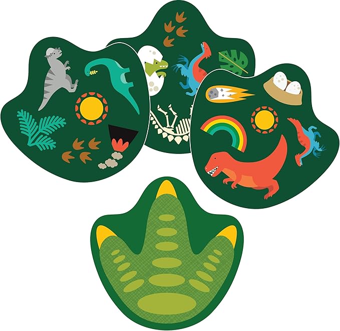 Petit Collage Jumble Card Game Dinosaur