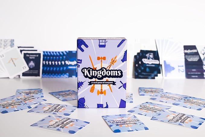 Kingdoms Card Game - Family Strategy Game for 2-8 Players, Ages 8+ | Master Tactics and Outwit Opponents