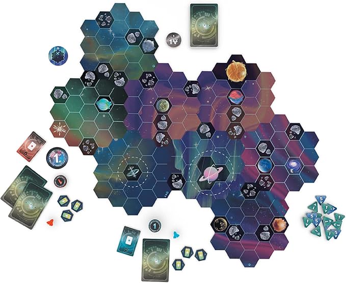 AEG Wormholes | Connect the Galaxy, Warp Ships | Science Fiction Space Exploration Modular Pick-Up and Deliver Board Game | 1-5 Players | Ages 10+