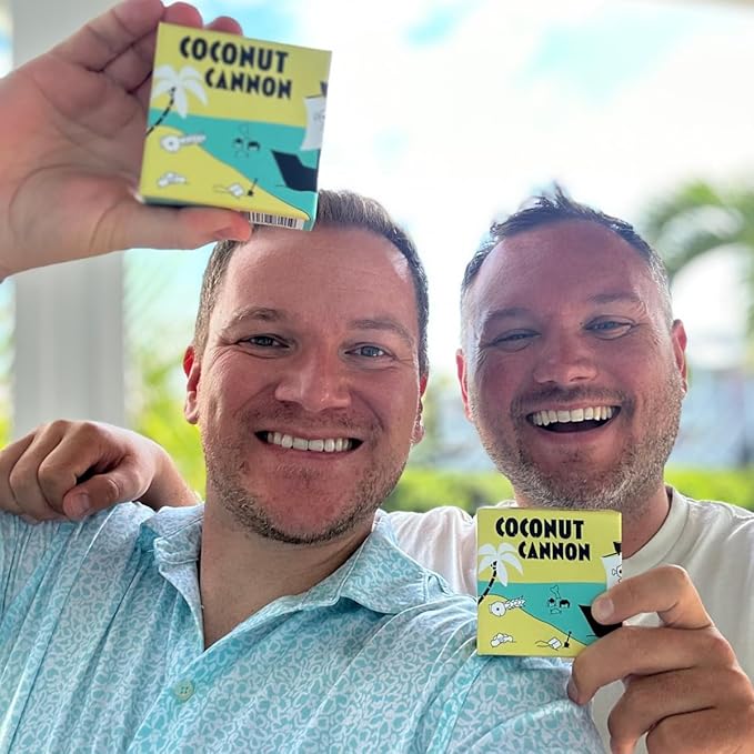 Coconut Cannon - Fast Action Pirate-Themed Matching Game for Family Fun, Ages 6+, 2-5 Players, Perfect for Game Night, Parties, Travel, & Family Gatherings