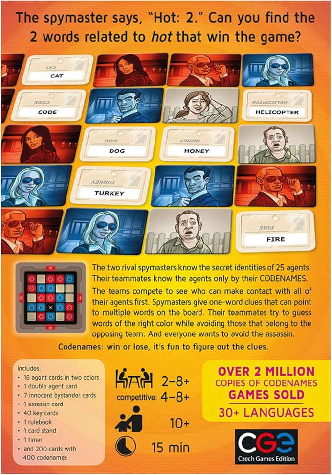 CGE Czech Games Edition Codenames Boardgame