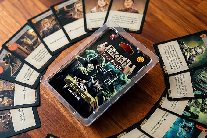 Pagan: Fate of Roanoke - Mind Games Expansion Pack, Dueling Witch & Hunter Asymmetrical Deduction Card Game Filled with Intrigue & Mystery, 2 Players, 60 Mins