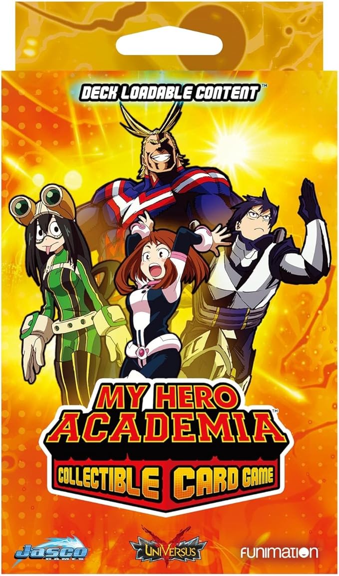 Jasco My Hero Academia Collectible Card Game Series 1 Deck-Loadable Content | Trading Card Game for Adults and Teens | Ages 14+ | 2 Players | Average Playtime 45+ Minutes | Made by Jasco Games