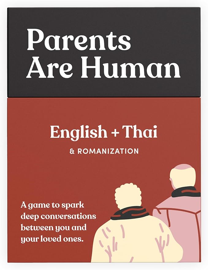 Parents Are Human Bilingual Conversation Cards, English +Thai