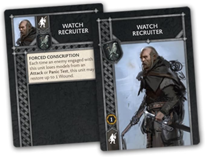 A Song of Ice and Fire Tabletop Miniatures Game Night's Watch Conscripts Unit Box (Multilingual Edition) - Strategy Game for Adults, Ages 14+, 2+ Players, 45-60 Minute Playtime, Made by CMON
