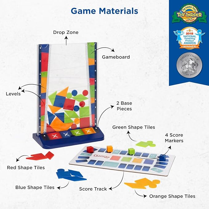 Drop It – A Fun Family Strategy & Dexerity Game by Kosmos Games, Parents’ Choice Silver Award Winner, Play Individually or on Teams, Ages 8+, Fun for Kids, Adults, Family Game Nights