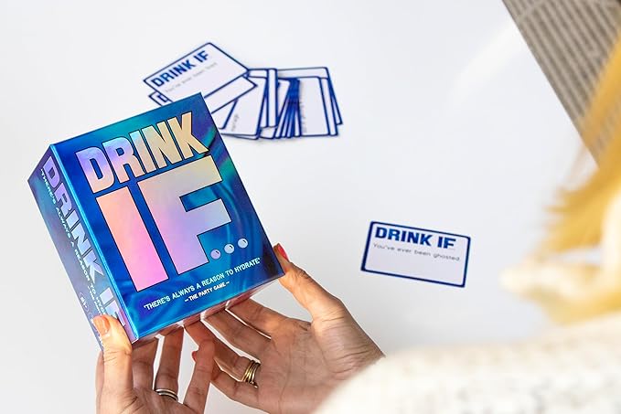 Drink IF... Hilarious Adult Drinking Game. Party Card Game for Friends & Family to get You Buzzed & Drunk - Perfect for Ice Breakers, College Students, Fun Parties & Board Games Night with Your Group