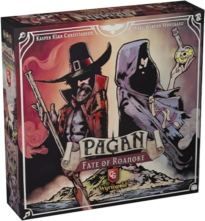 Pagan: Fate of Roanoke - Dueling Witch & Hunter Asymmetrical Deduction Card Game Filled with Intrigue & Mystery, 2 Players, 60 Mins