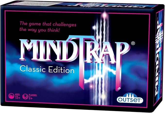 Outset Media Mindtrap Classic Edition Game of Puzzles, Mysteries, Conundrums and Trick Questions - Family Game - Lateral Knowledge Developer - Ages 12 and Up