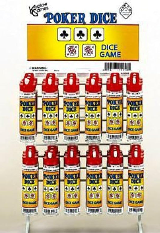 Poker Dice Game (5 - Six Side Dice) - Hours of Fun