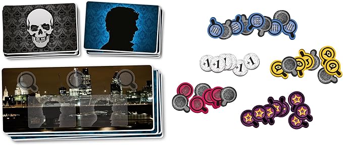 Lucky Duck Games Sherlock: Case Connection Board Game - Unravel Mysteries with Masterful Deduction! Detective Game for Kids and Adults, Ages 8+, 2-4 Players, 30 Minute Playtime, Lucky Duck Games