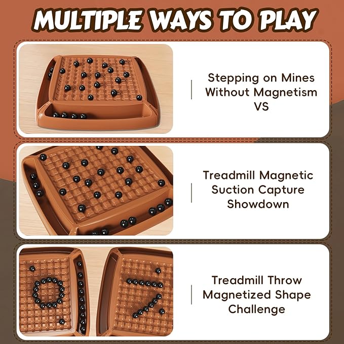 Magnetic Game Chess, Magnet Game Board Games for Kids and Adults, Magnet Chess Set Family Games Ideal for Family and Friend Game Night, 2-4 Players