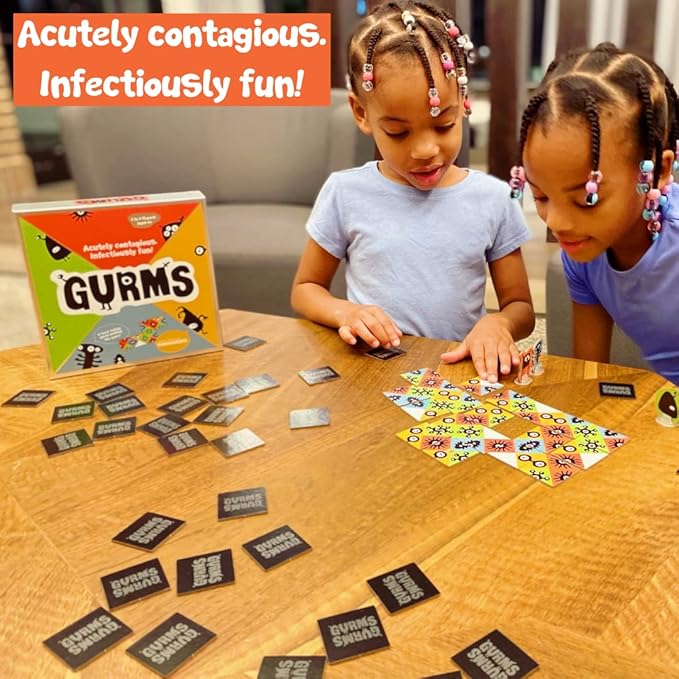 Bananagrams Gurms: Tile Matching Game for Family and Kids Age 6+ 2-4 Players