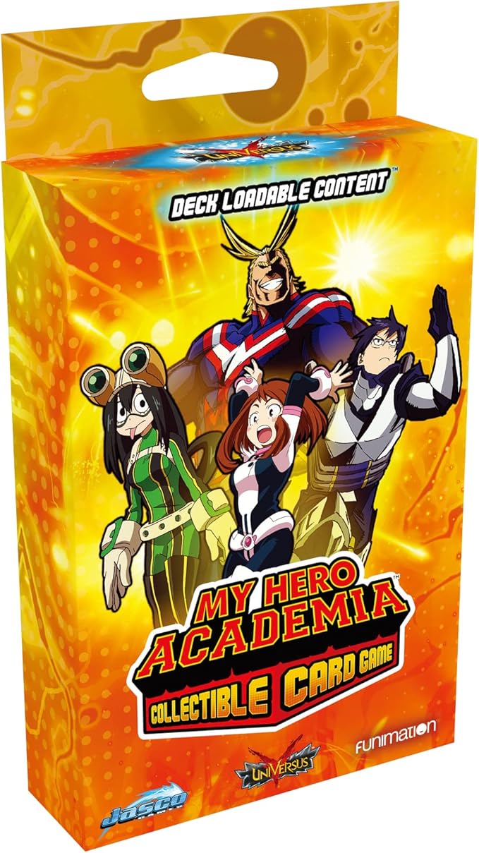 Jasco My Hero Academia Collectible Card Game Series 1 Deck-Loadable Content | Trading Card Game for Adults and Teens | Ages 14+ | 2 Players | Average Playtime 45+ Minutes | Made by Jasco Games